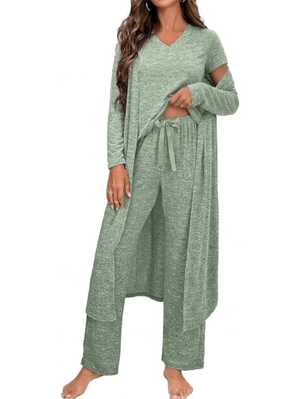 Cozy 3-Piece Women's Pajama Set | Soft Loungewear for Sleep & Relaxation